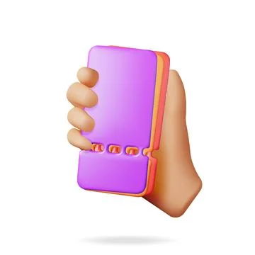 3d Coupon with Empty Space in Hand Stock Illustration