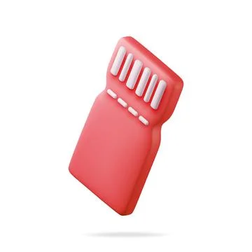 3d Coupon with Empty Space Isolated Stock Illustration