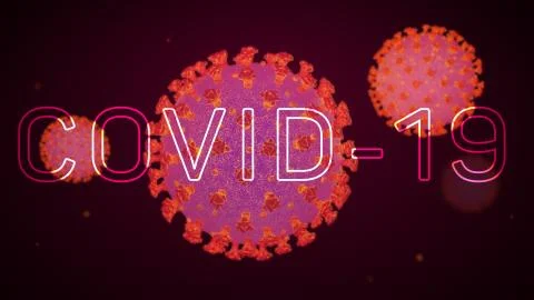 3D COVID19 VIRUS EPIDEMIC Stock Illustration