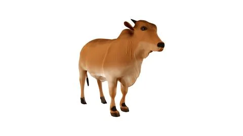 3D cow Stock Illustration