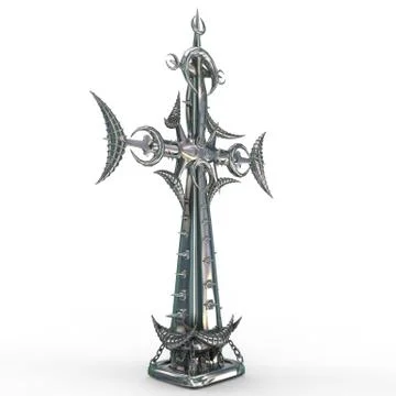 3d cross Stock Illustration