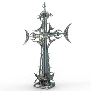 3d cross Stock Illustration