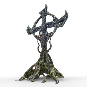 3d cross Stock Illustration