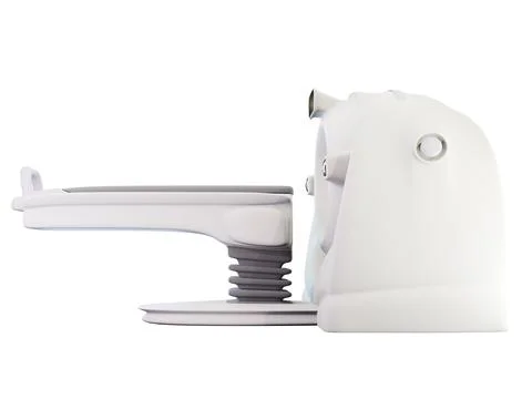 The 3D CT scanner image, isolated on a white background, demonstrates moder.. Stock-Illustration