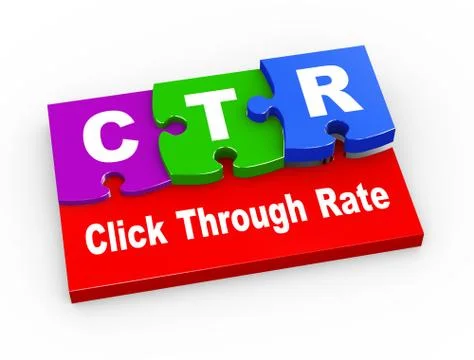 3d ctr puzzle pieces illustration Illustrazione stock