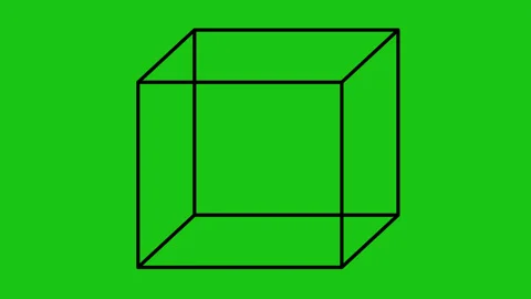 3D cube animation Stock Footage 331943121