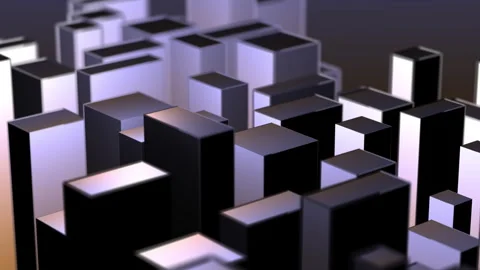 3d cube background Video stock 260621794