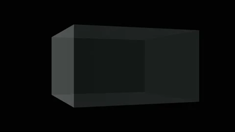 3d Cube Box Design Spinning Background Stock Footage 139334450