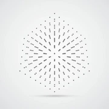 3d Cube Dots 스톡 일러스트