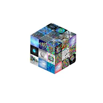3d cube Stock Illustration