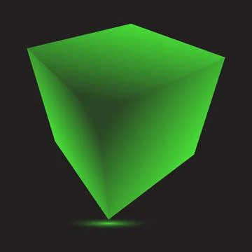 3d cube Stock Illustration