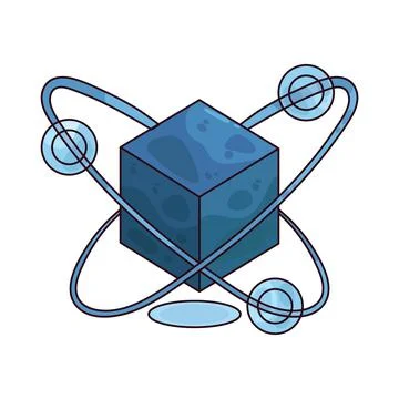 3D Cube illustration Stock Illustration
