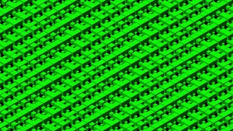 3d cube pattern animation 3 4K Stock Footage 277242135