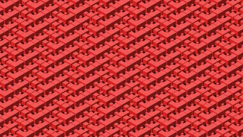 3d cube pattern animation 4 4K Stock Footage 277242127