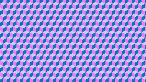 3d cube pattern illustration Illustrazione stock