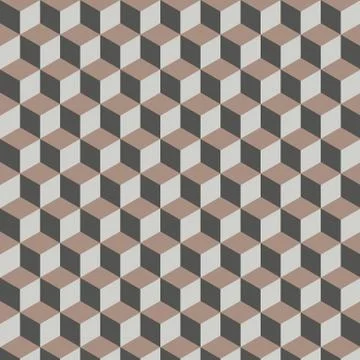 3d cube seamless pattern 스톡 일러스트
