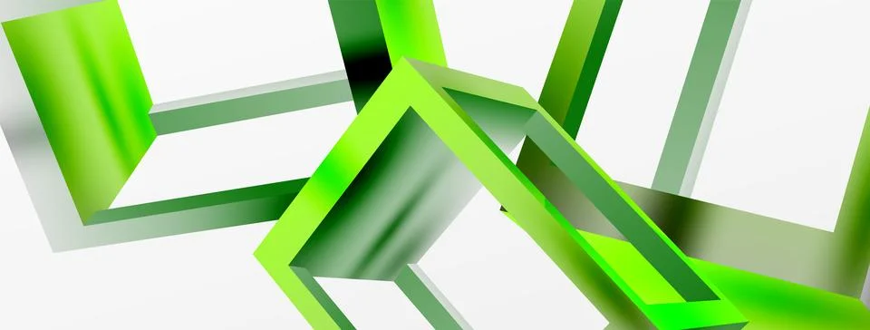 3D cube shapes vector geometric background. Trendy techno business template for 스톡 일러스트