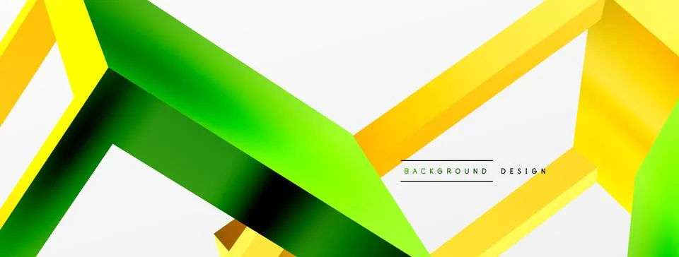 3D cube shapes vector geometric background. Trendy techno business template for 스톡 일러스트