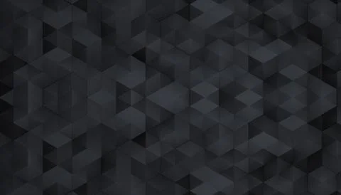 3d cubes abstract background. Black isometric digital technology futuristic Ilustración de archivo