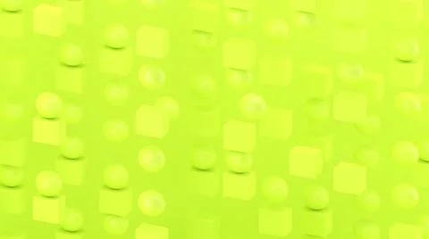 3d cubes and spheres background. Abstract wallpaper. Flying geometric shapes. Stock Illustration