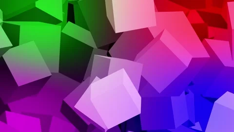 3d Cubes Animated Background Stock Footage 283100866