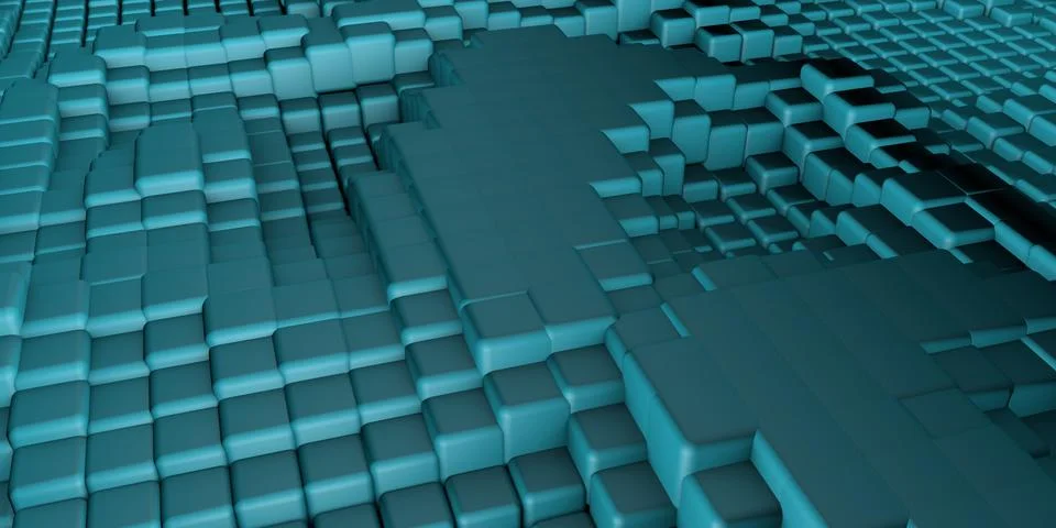 3D Cubes Background 스톡 일러스트
