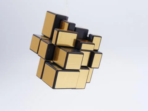 3d cubes of different sizes in a pyramid on a white background 스톡 일러스트
