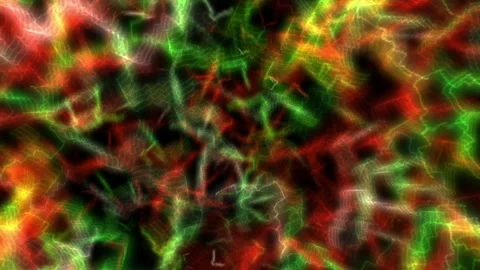 3D cubes floating in depth Stock Footage 311882311