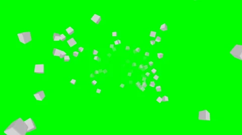 3d cubes flying out - loop Stock Footage 62767642