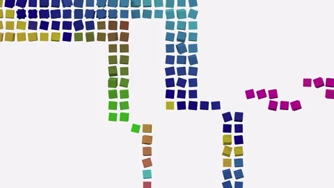  3D cubes. Stock Footage 330488099