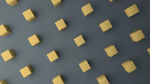 3d cubes gradient background. VJ Seamless loop background. Video stock 95882579