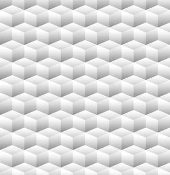 3D Cubes Seamless Pattern Stock Illustration