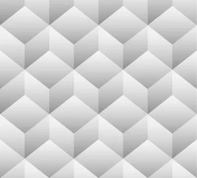 3d cubes seamless, repeatable pattern. Vector art. Stock Illustration