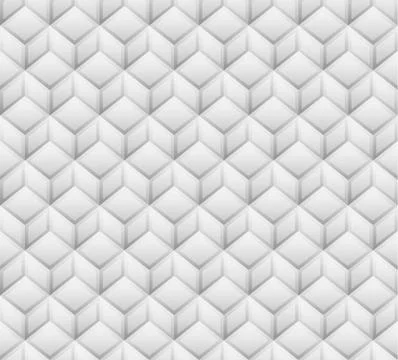3d cubes seamless, repeatable pattern. Vector art. Stock Illustration