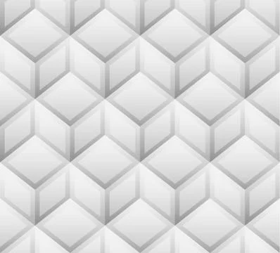 3d cubes seamless, repeatable pattern. Vector art. Stock Illustration