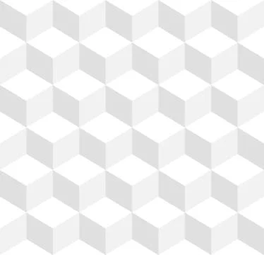 3d cubes tricolor geometric background - Seamlessly repeatable Stock Illustration