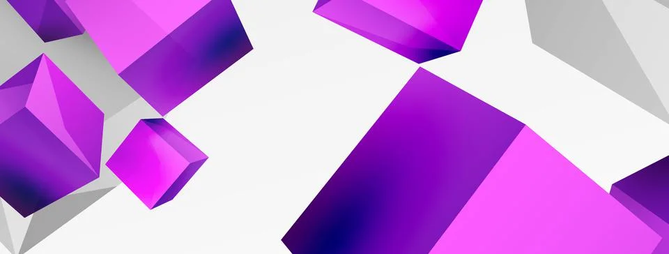 3d cubes vector abstract background. Composition of 3d square shaped basic イラスト素材
