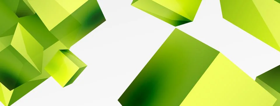 3d cubes vector abstract background. Composition of 3d square shaped basic 스톡 일러스트