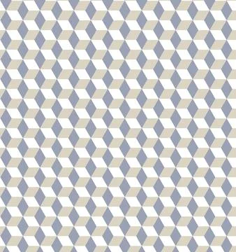 3d Cubic background. Minimal geometric seamless cubes pattern background. Stock Illustration