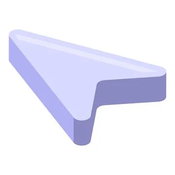 3d cursor arrow pointing up and to the right Stock Illustration