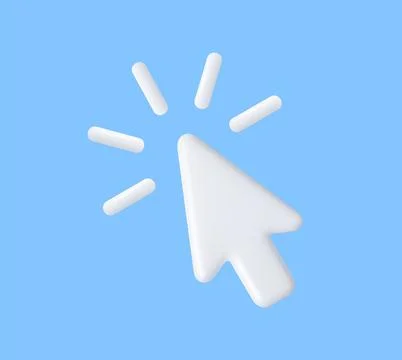 3d cursor mouse. Stock-Illustration