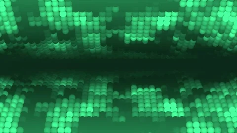 3d curve glowing Turquoise spherical ball futuristic background 動画素材 273203221