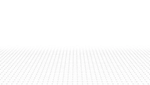 3D Curved Perspective Grid Background On White Stockillustratie