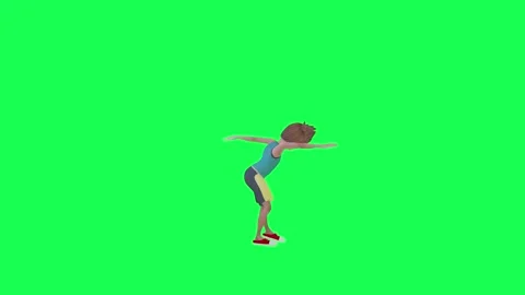 3d cute boy dancing in Christmas party left angle chroma key rendering green Stock-Footage 257686946