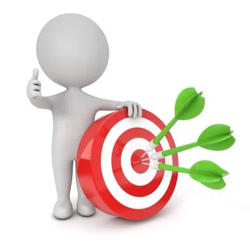 3d cute people - performance Stock Illustration