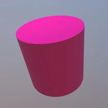 3D Cylinder On The Abstract Background Stockillustratie