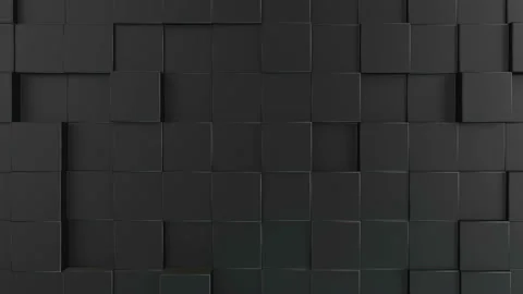 3D Dark Geometric Cubical Abstract Background - Animation Loop 4K Stock Footage 118259685