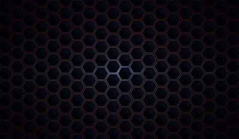 3D Dark Hexagon Background. Abstract background Stock-Illustration
