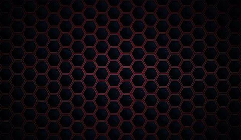 3D Dark Hexagon Background. Abstract background Stock-Illustration
