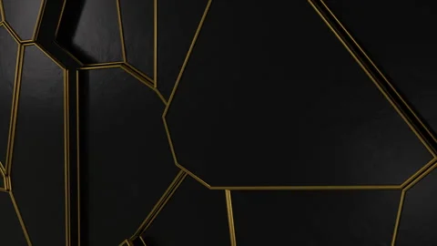 3D Dark Luxury Line Background Video stock 247495918